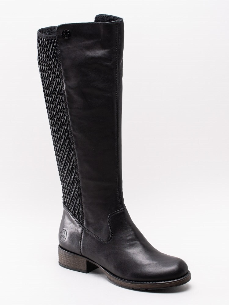 Rieker Z9591 00 Black Svarta stövlar med flätat skaft Köp Springyard Boot Shapers Svarta stövelstöd med