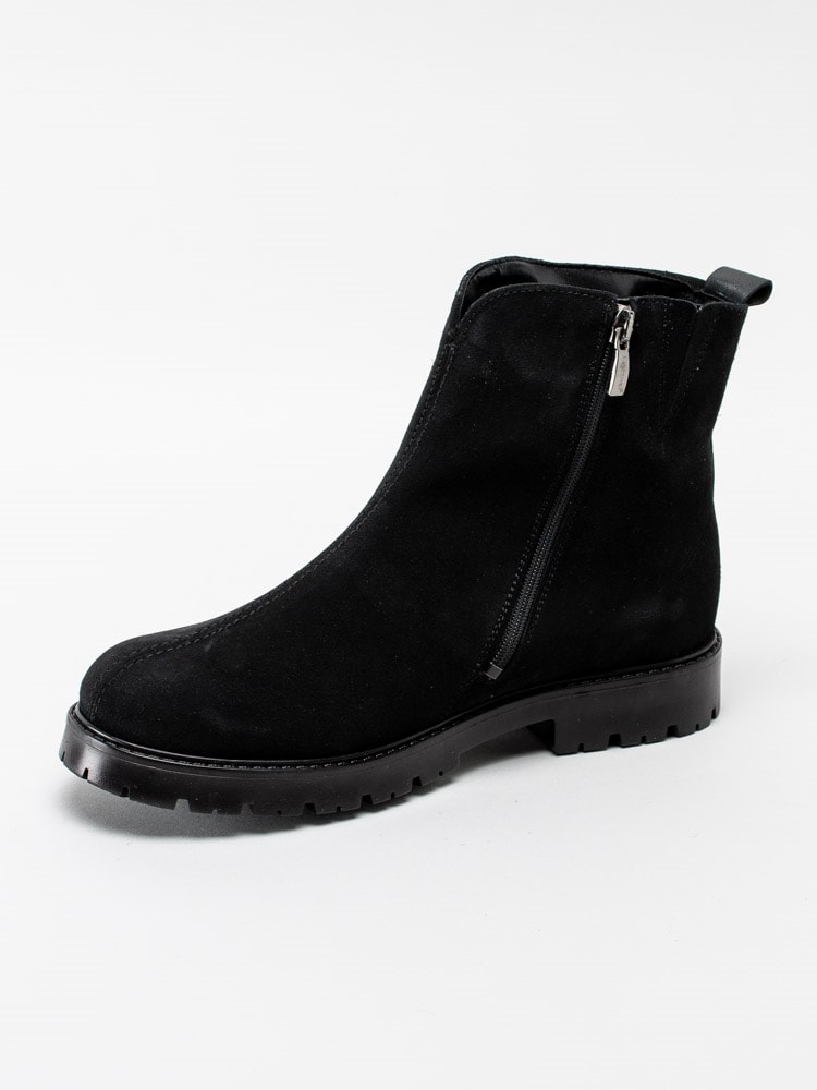 Aaltonen 35917 59 181 Black Svarta ullfodrade boots med Aaltonen 35917 59 181 Black Svarta ullfodrade boots med