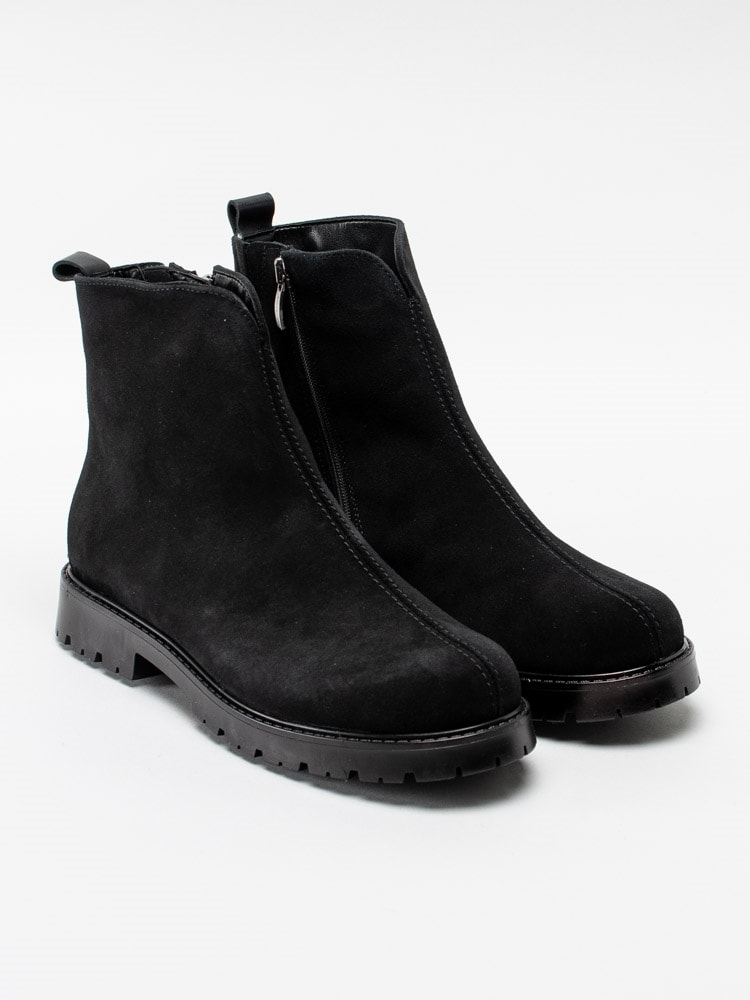 Aaltonen 35917 59 181 Black Svarta ullfodrade boots med Aaltonen 35917 59 181 Black Svarta ullfodrade boots med