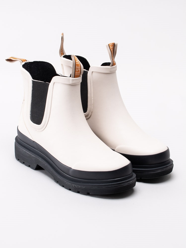 Ilse Jacobsen Rub30C Milk Creme Beige city gummistövlar Ilse Jacobsen Rub30C Black Svarta city gummistövlar med