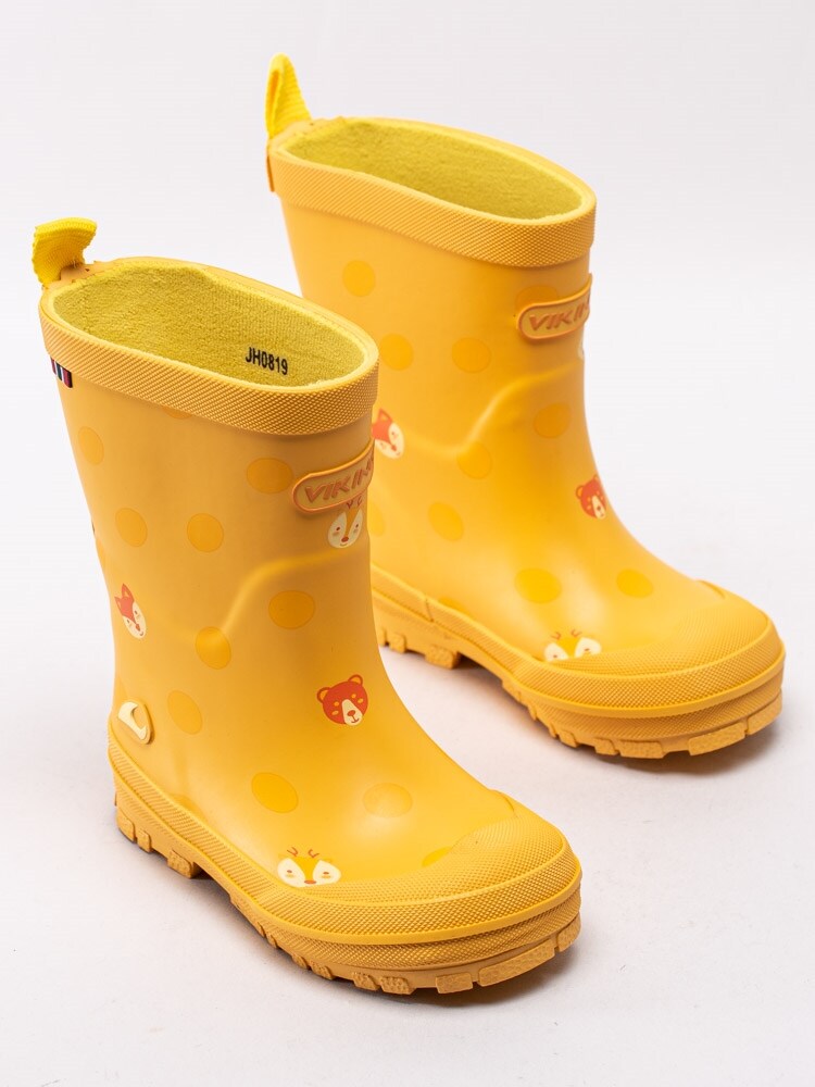 Viking Footwear Hidden Animals Yellow Gula gummistövlar Viking Footwear Hidden Animals Yellow Gula gummistövlar