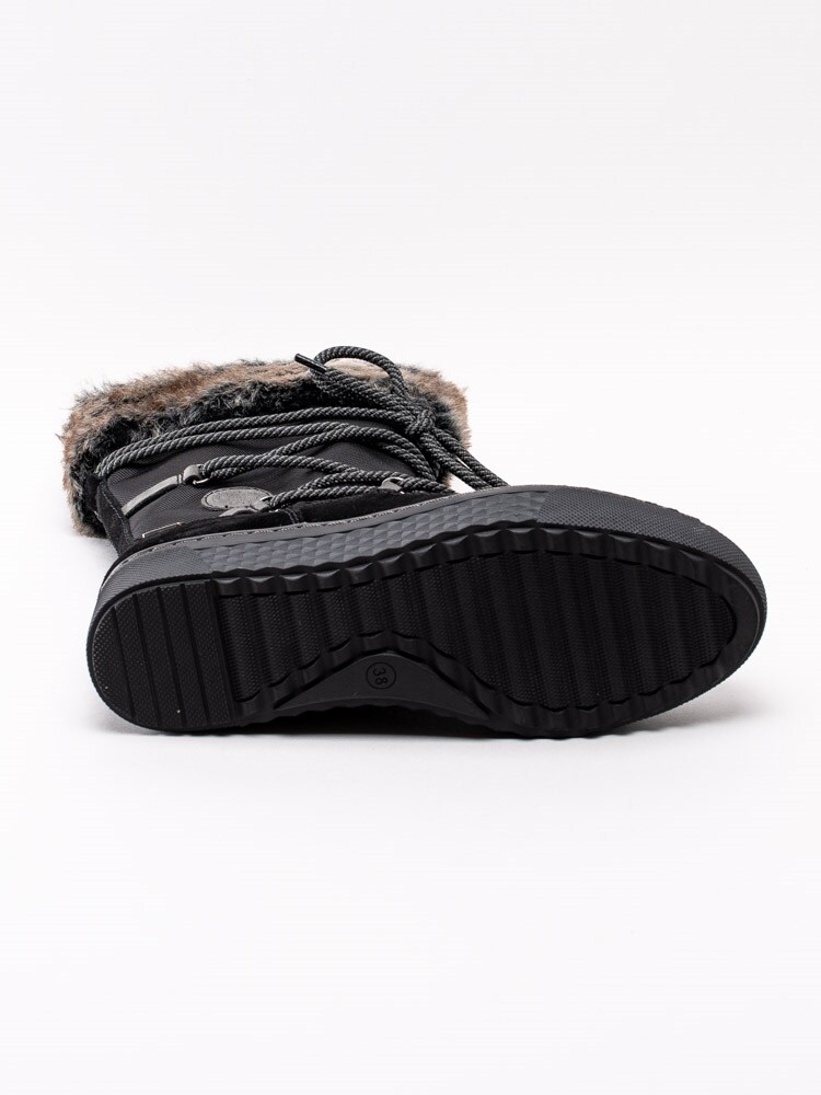 Jana 8 26446 33 001 Black Svarta vinterstövlar med Jana 8 26446 33 001 Black Svarta vinterstövlar med