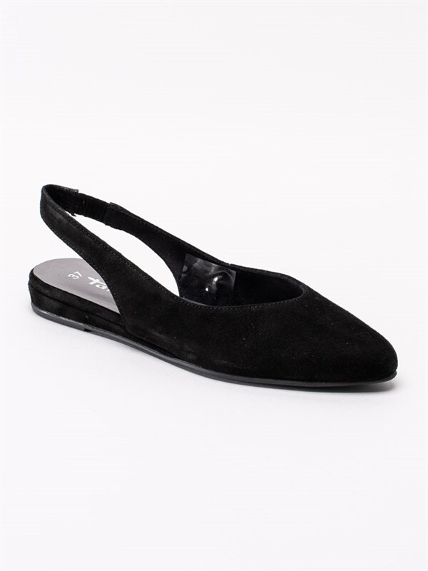 Tamaris Svarta ballerinaskor med slingback Tamaris Svarta ballerinaskor med slingback