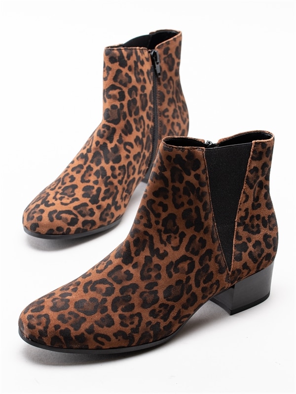 Gabor 32.812 95 Whisky Bruna leopard mönstrade boots Gabor 32.812 95 Whisky Bruna leopard mönstrade boots