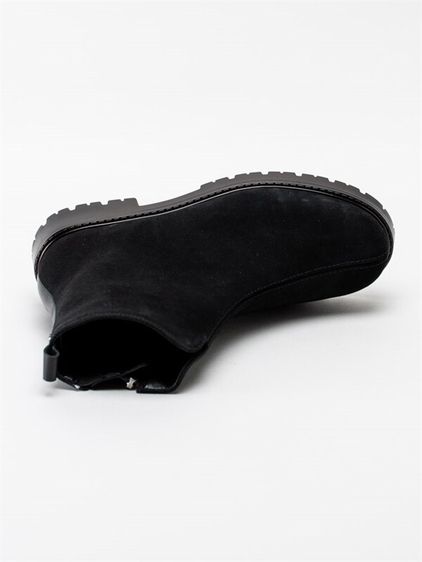 Aaltonen 35917 59 181 Black Svarta ullfodrade boots med Aaltonen 35917 59 181 Black Svarta ullfodrade boots med