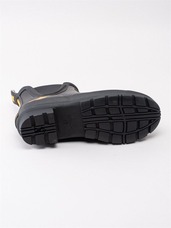 Joules Wellibob Black Dragonfly Svarta låga gummistövlar Joules Wellibob Black Dragonfly Svarta låga gummistövlar