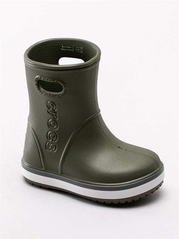 Crocs Crocband Rain Boot K Army Green Mörkgröna superlätta Crocs Crocband Rain Boot K Army Green Mörkgröna superlätta