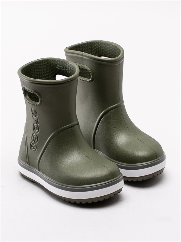 Crocs Crocband Rain Boot K Army Green Mörkgröna superlätta Crocs Crocband Rain Boot K Army Green Mörkgröna superlätta