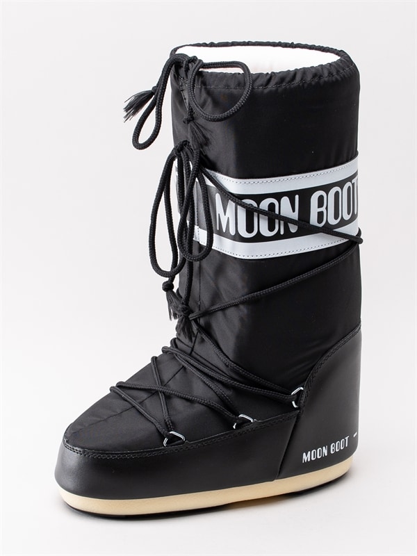Moon Boot Nylon Black Svarta klassiska vinterstövlar Moon Boot Nylon Black Svarta klassiska vinterstövlar