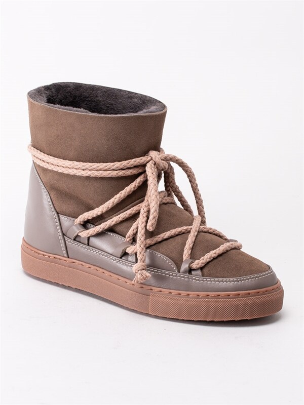 Inuikii Sneaker Classic Taupe – Bruna vinterstövlar i mocka Inuikii Sneaker Classic Taupe – Bruna vinterstövlar i mocka