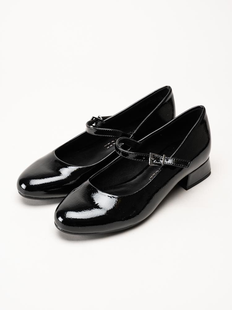 Marco Tozzi - Svarta pumps i lack