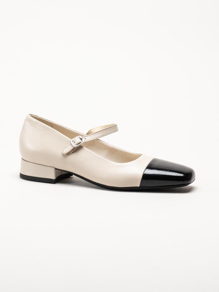 Vagabond - Debbi - Ljusbeige Mary Jane pumps i skinn