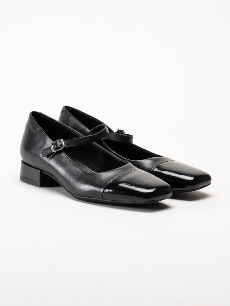 Vagabond - Debbi - Svarta Mary Jane pumps i skinn