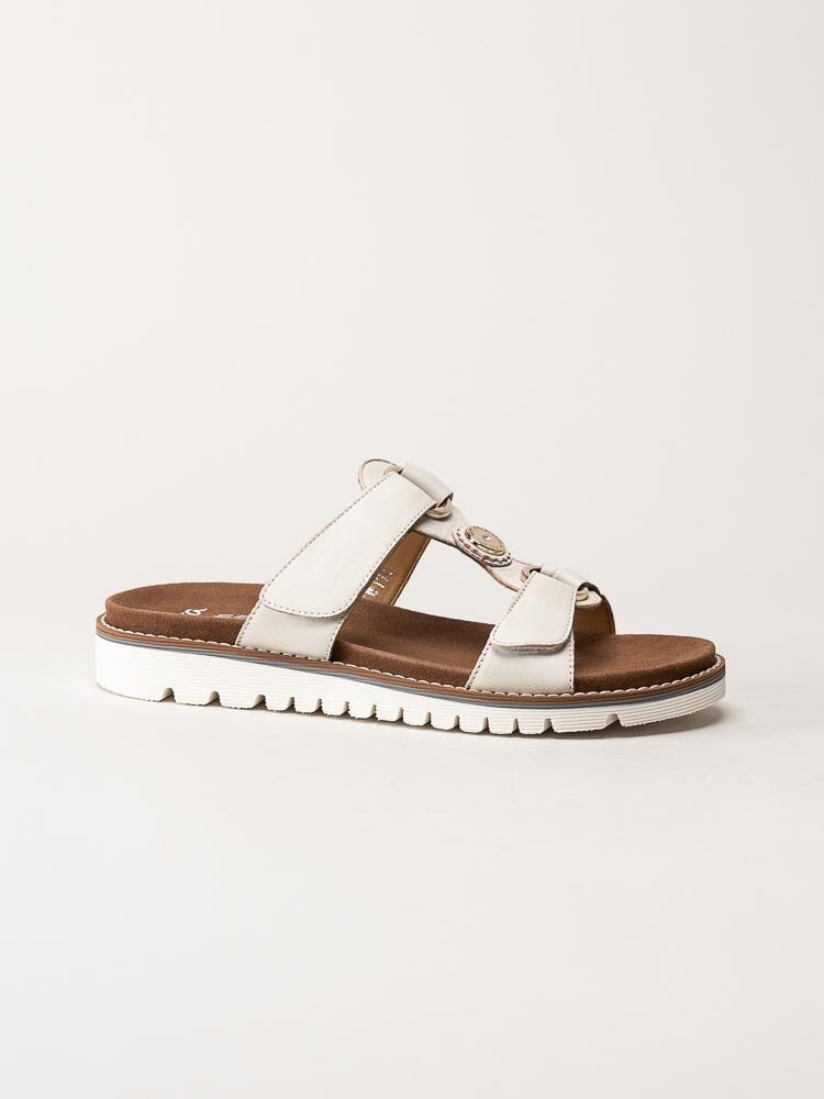 Ara - Kent - Off white slip in sandaler i skinn