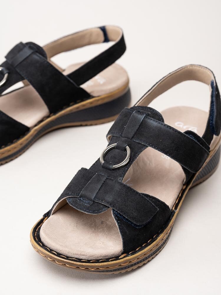 Ara - Hawaii - Mörkblå sandaler i nubuck