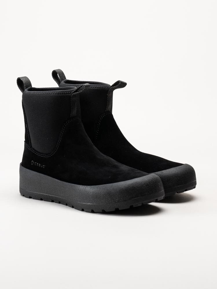 Icebug - Dala Biosole - Svarta fodrade boots i mocka