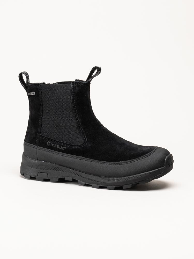 Icebug - Boda Wns Michelin - Svarta chelsea boots i mocka