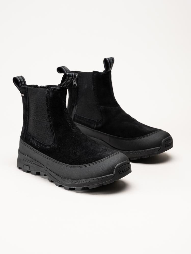 Icebug - Boda Wns Michelin - Svarta chelsea boots i mocka