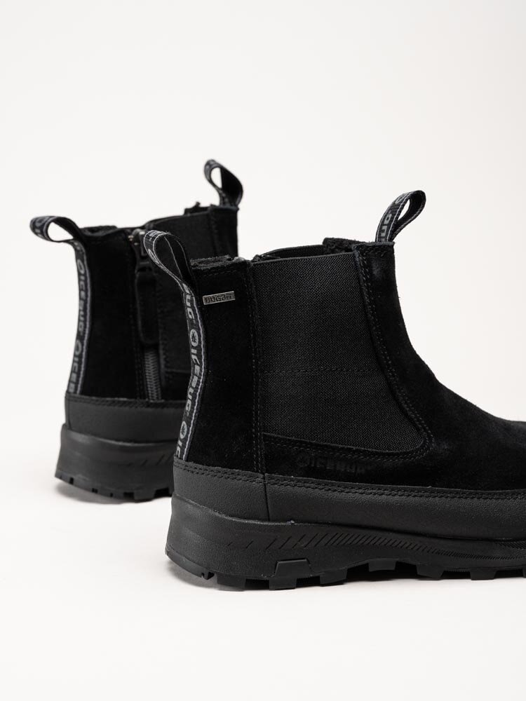 Icebug - Boda Wns Michelin - Svarta chelsea boots i mocka