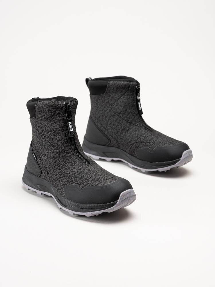 Halti - Nanook Mid Dx Zip Spike - Svarta boots med dubbar