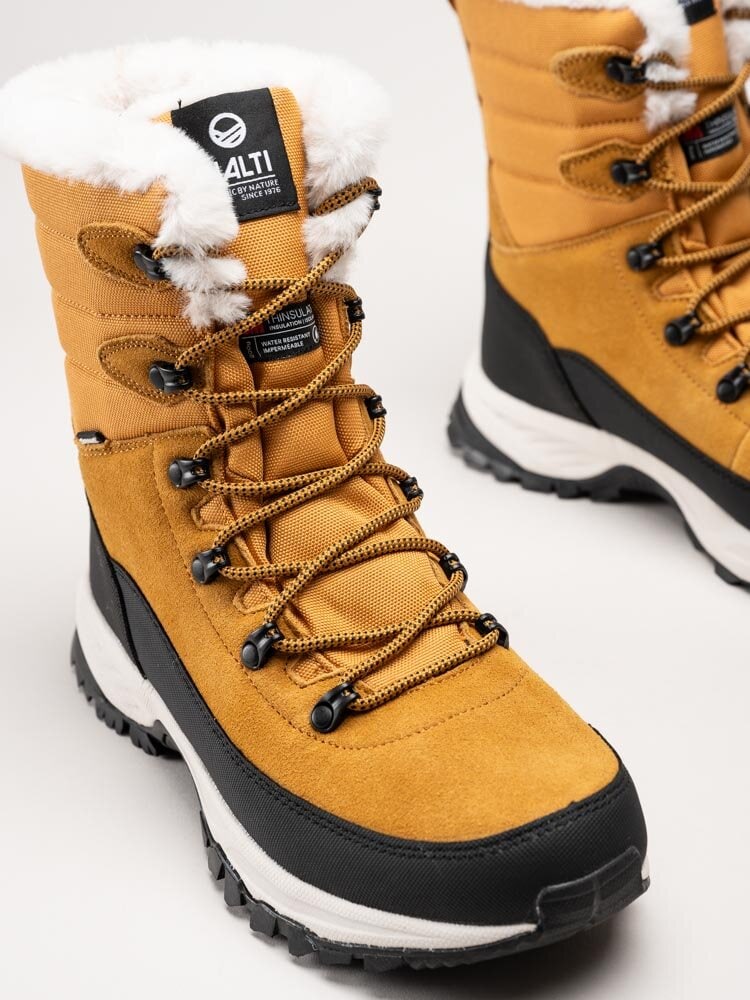 Halti - Tornio Mid Dx Winter boot - Gula fodrade vinterkängor