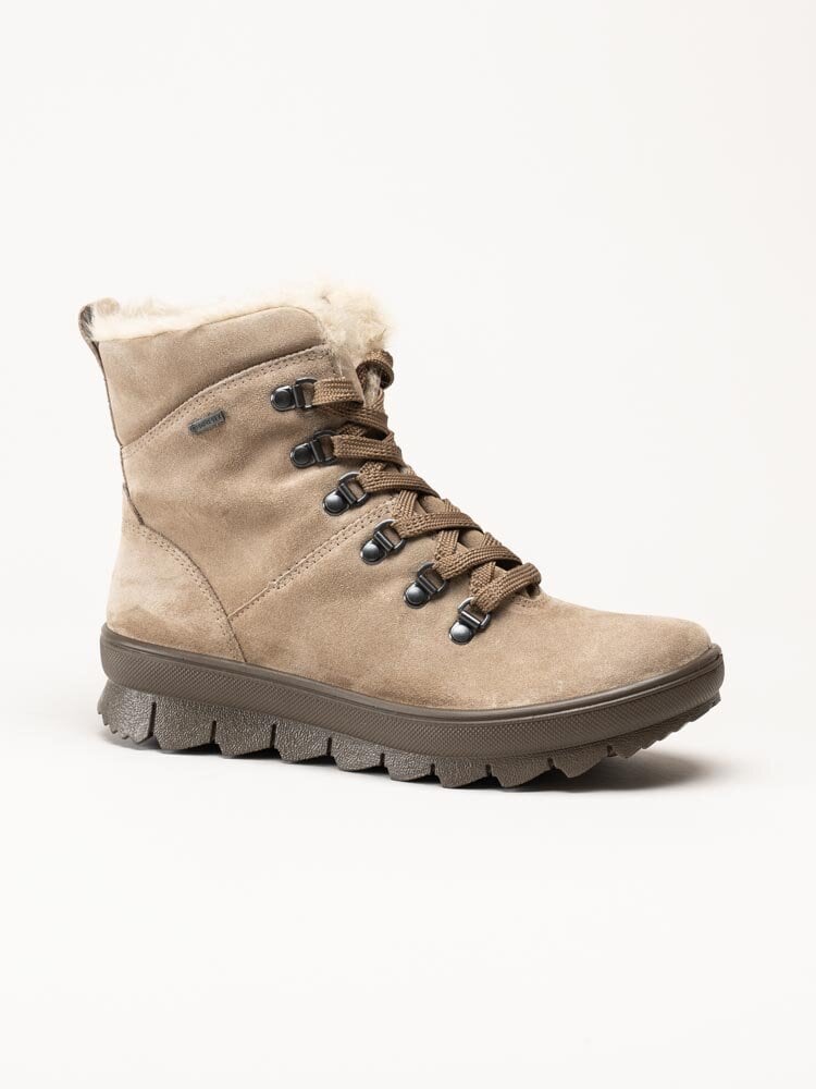 Legero - Beige fodrade kängor med Gore-Tex