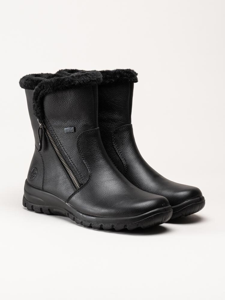 Rieker - Svarta varmfodrade boots