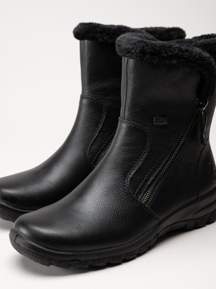 Rieker - Svarta varmfodrade boots