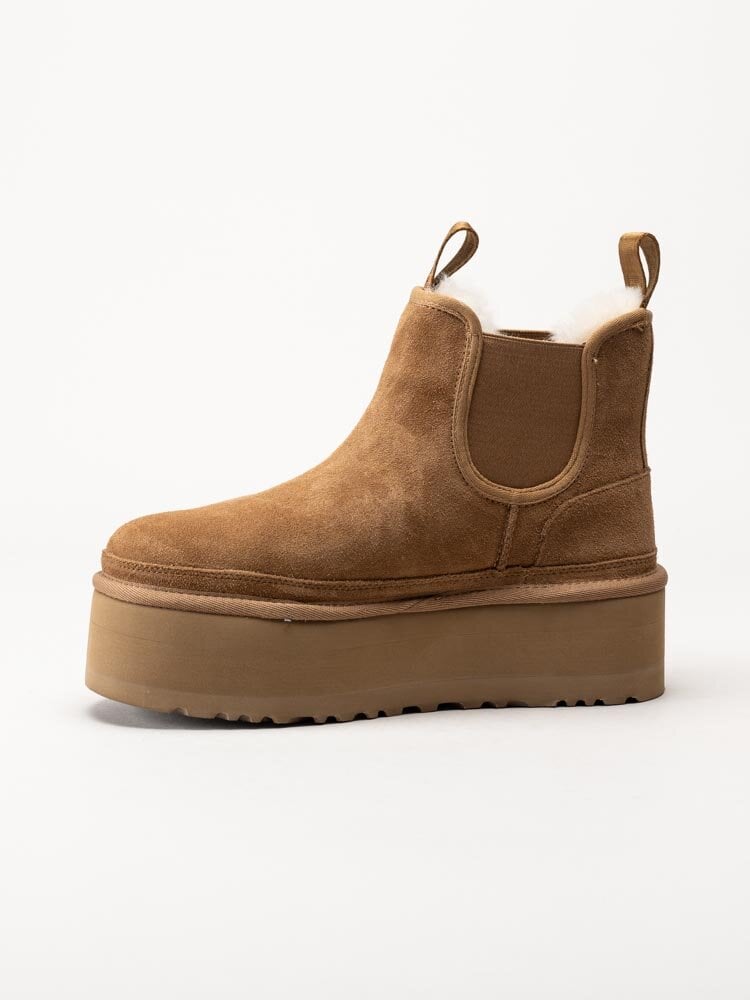 UGG - W Neumel Platform CH - Bruna platåboots i mocka