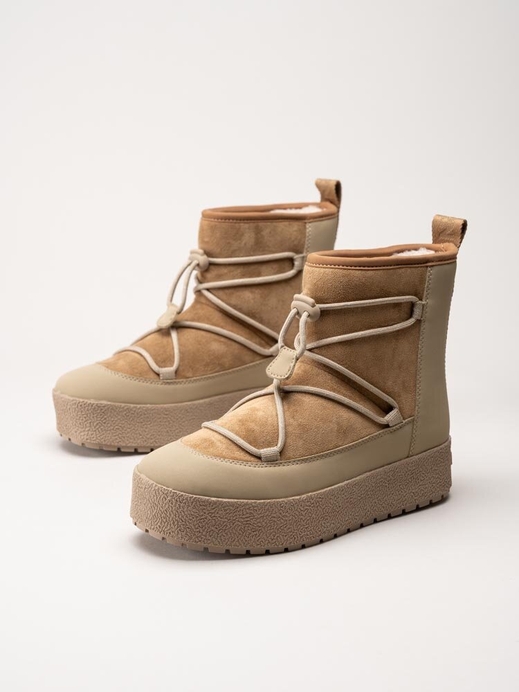 Tretorn - Aspa Hybrid Low - Beige vattentäta boots