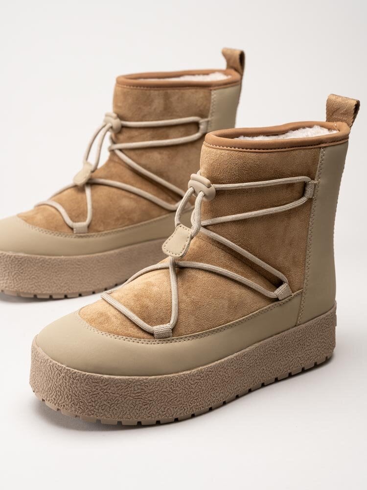 Tretorn - Aspa Hybrid Low - Beige vattentäta boots