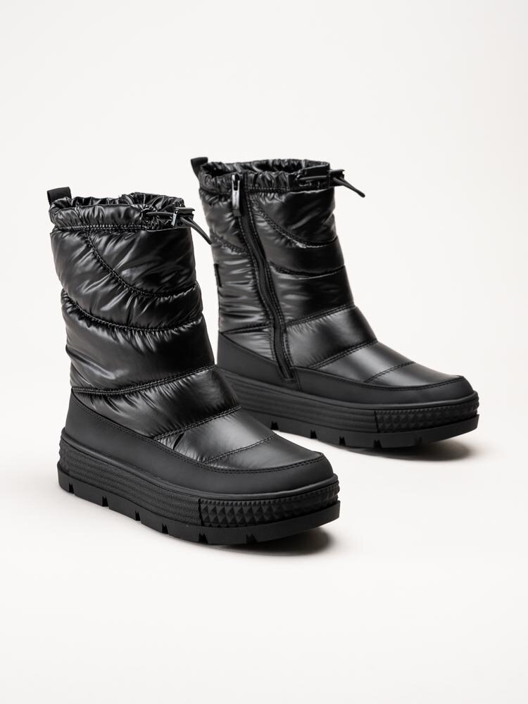 Tamaris - Svarta boots i nylon