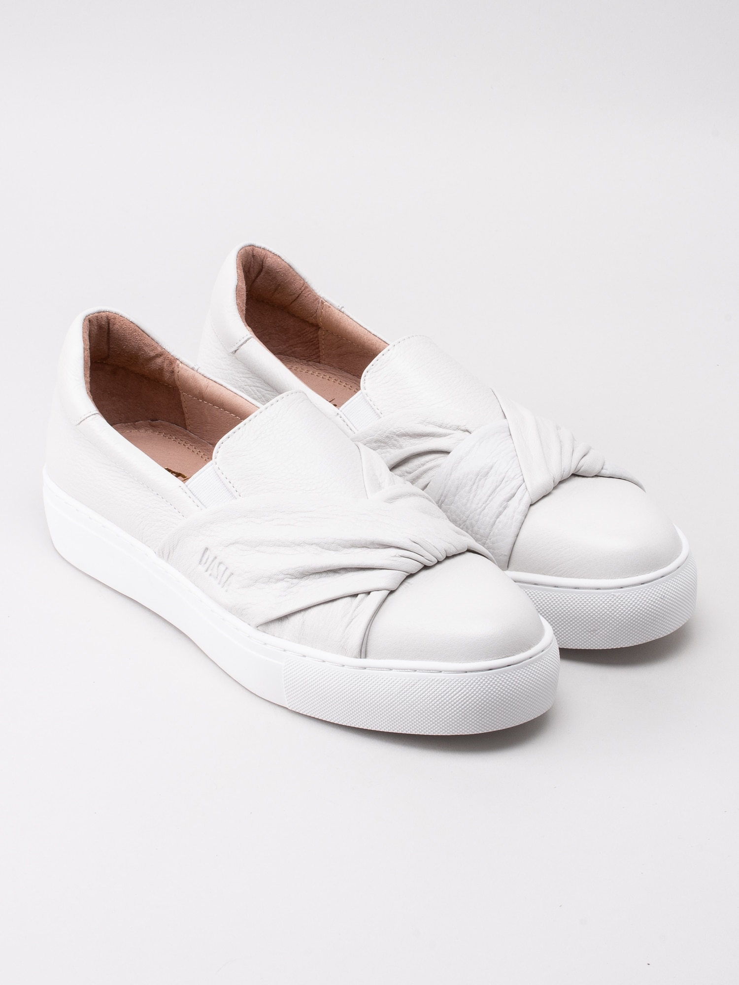 08191078 Dasia Starlily Strap 1085166-WHITE vita slip on sneakers med knut-3