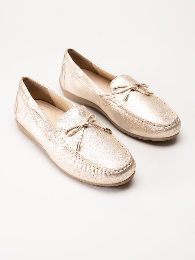 Ara - Alabama Sport - Guldmetallic loafers i skinn