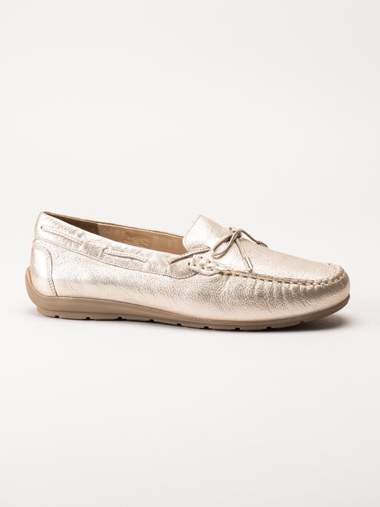 Ara - Alabama Sport - Guldmetallic loafers i skinn