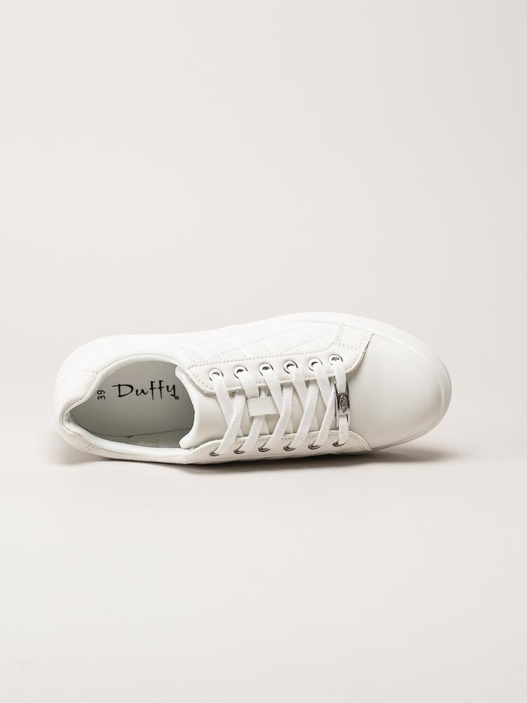 Duffy - Vita sneakers i syntet från Duffy.