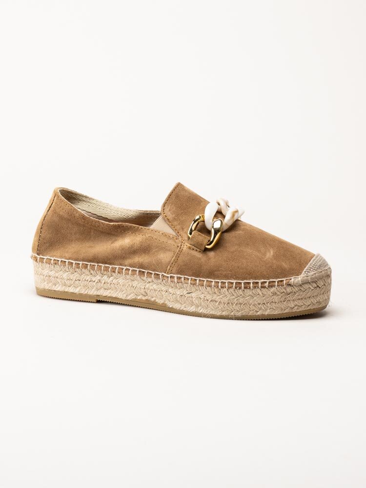 Duffy - Camel färgade espadriller