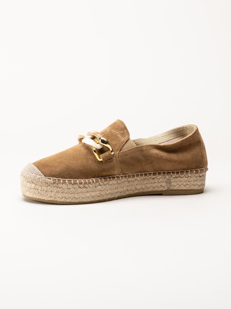 Duffy - Camel färgade espadriller