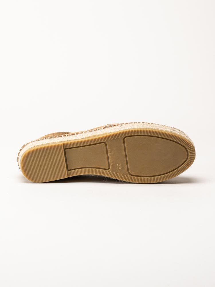 Duffy - Camel färgade espadriller