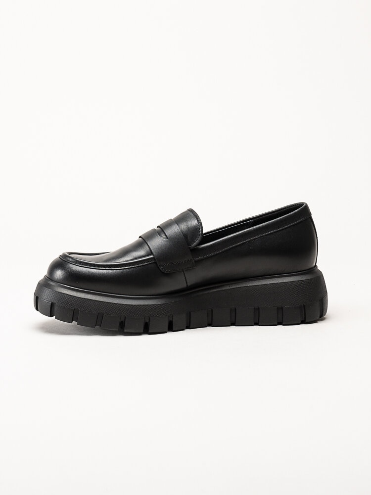 Gabor - Svarta loafers med chunky sula