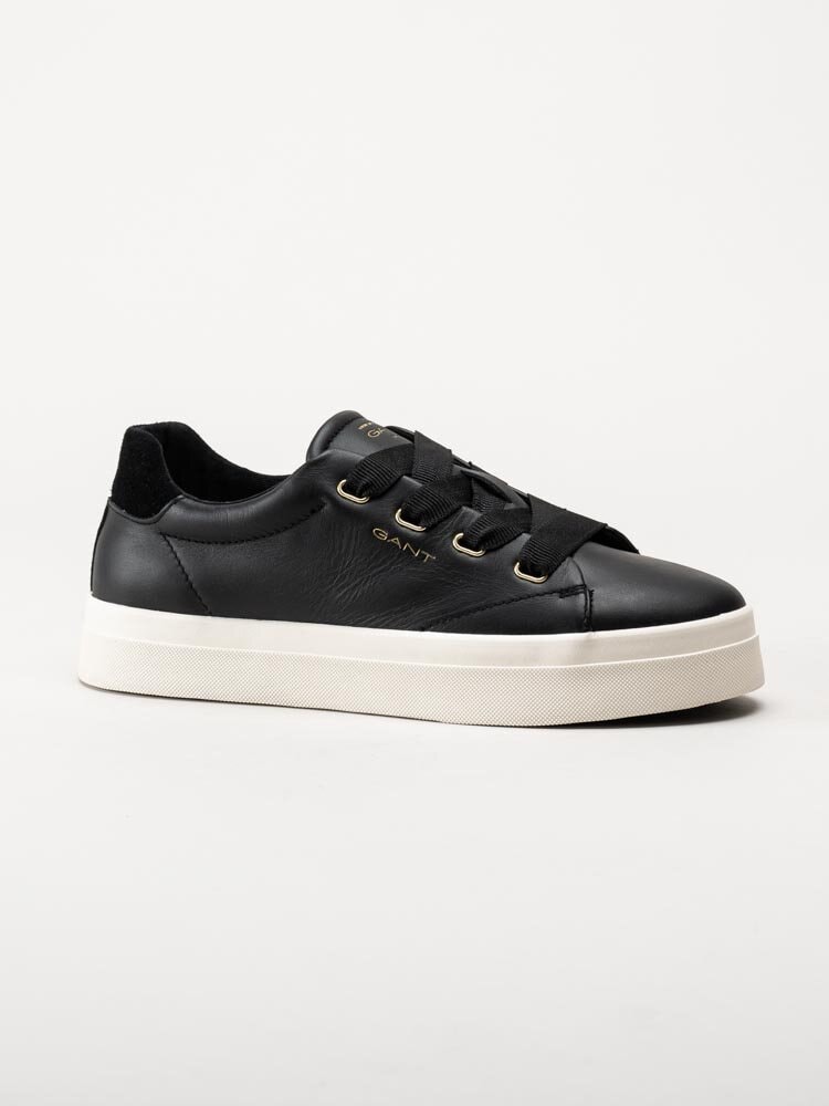 Gant Footwear - Avona Sneaker - Svarta sneakers i skinn