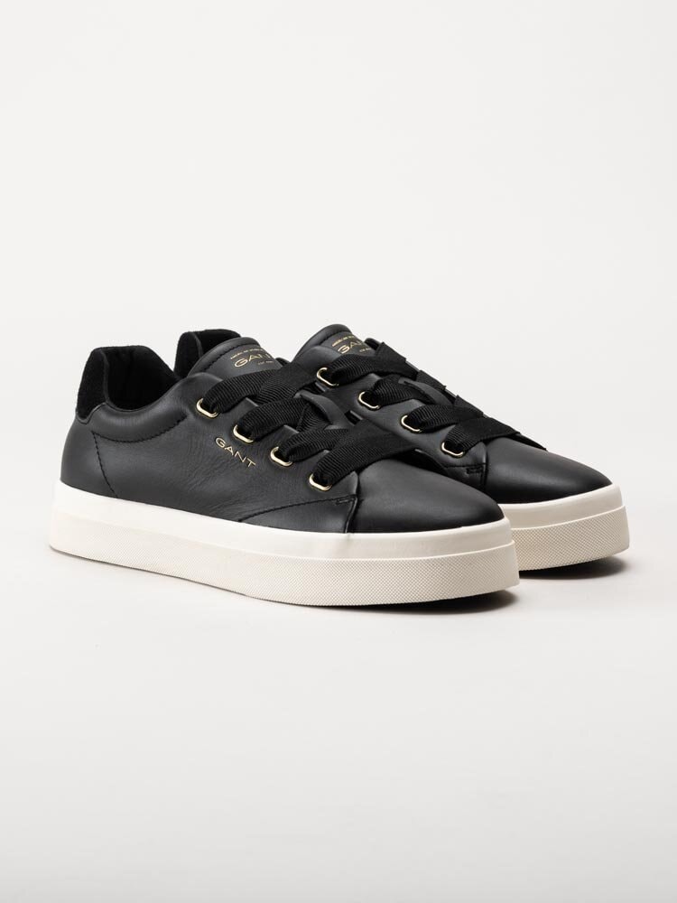 Gant Footwear - Avona Sneaker - Svarta sneakers i skinn