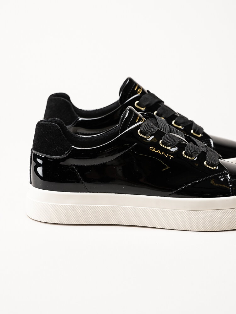 Gant Footwear - Avona Sneaker - Svarta sneakers i lackskinn