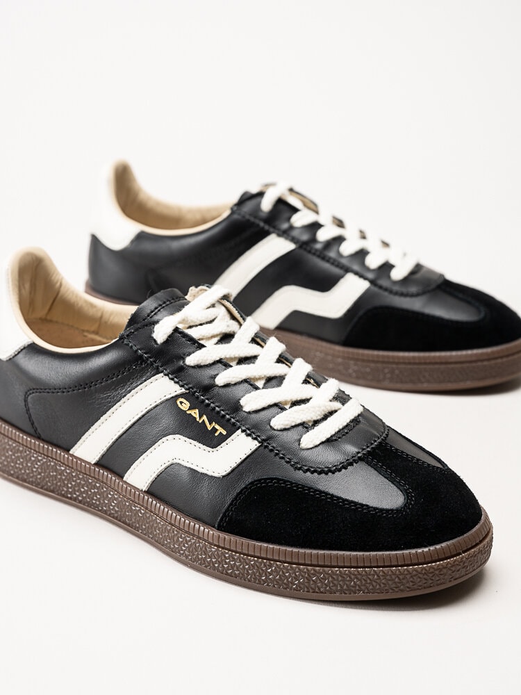 Gant Footwear - Cuzmo sneaker - Svarta sneakers i skinn och mocka