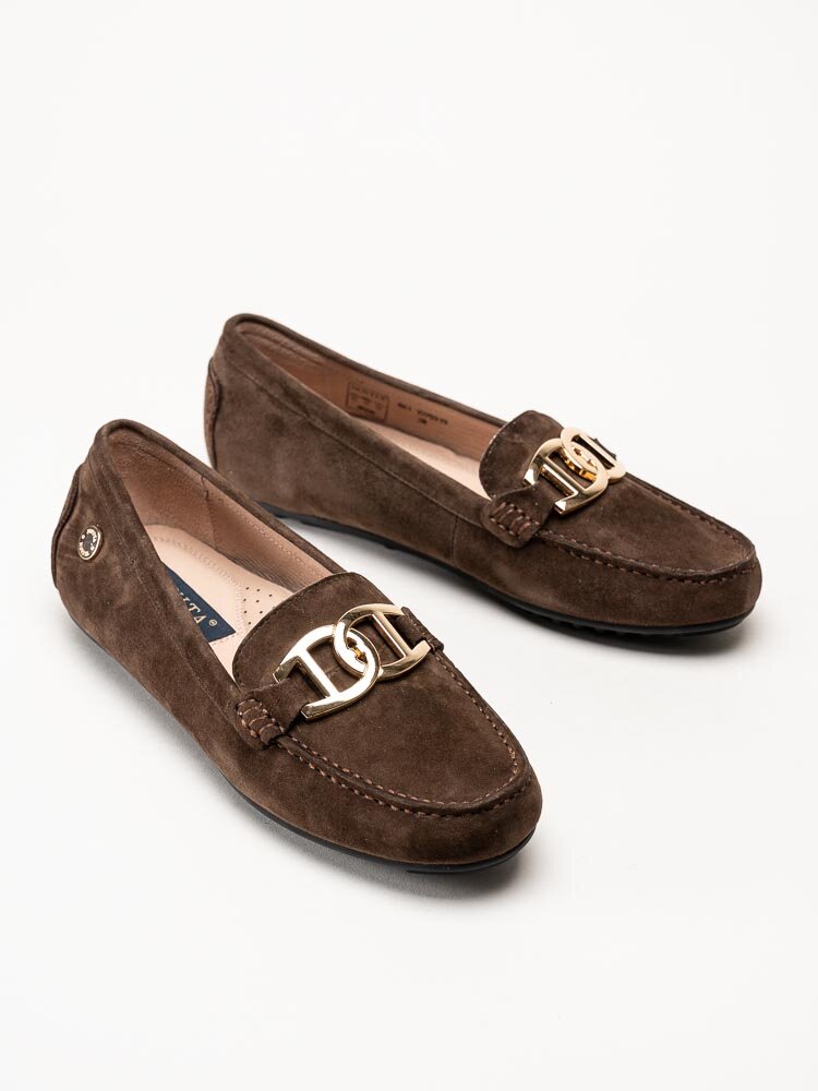 Novita - Parma Royal - Bruna loafers i mocka