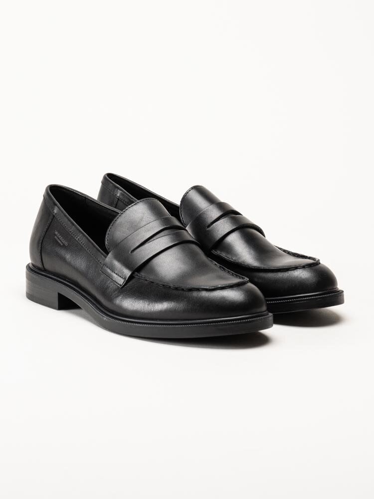 Vagabond - Amina - Svarta loafers i skinn