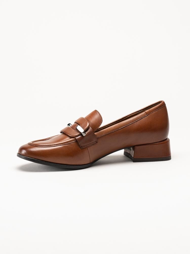 Marco Tozzi - Bruna loafers i skinn