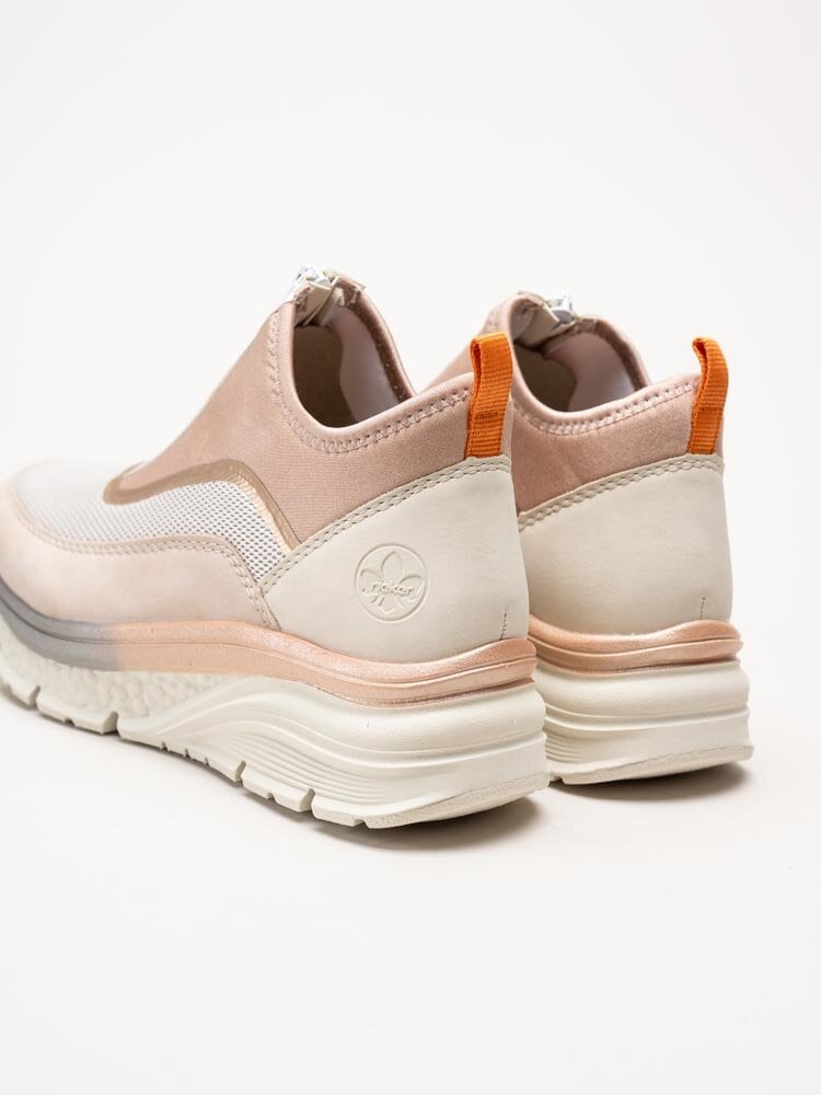 Rieker - Rosa höga sneakers