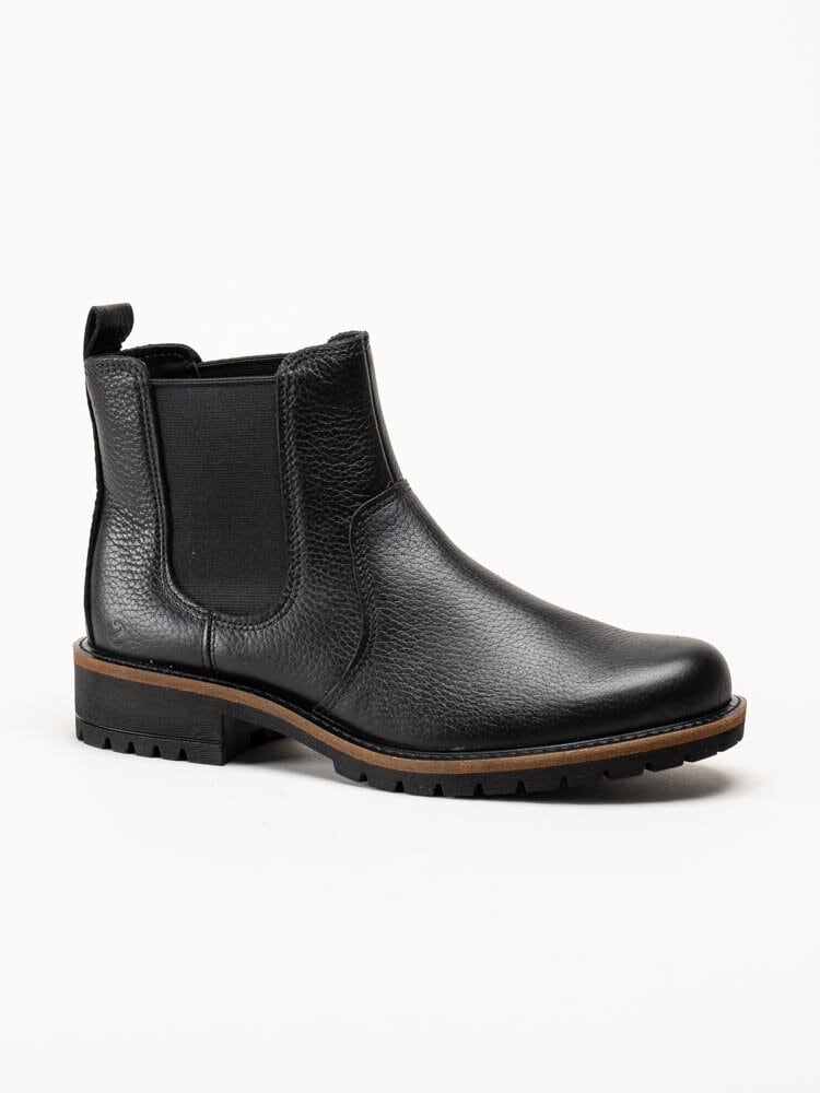 Ecco - Elaina - Svarta chelsea boots i skinn