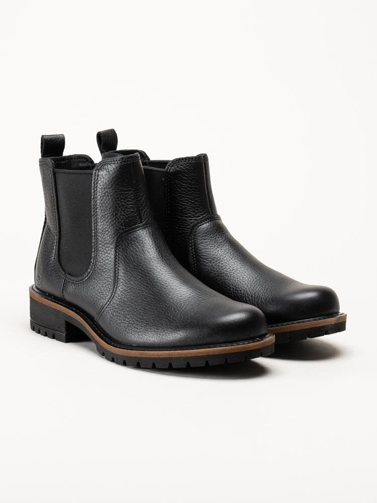 Ecco - Elaina - Svarta chelsea boots i skinn